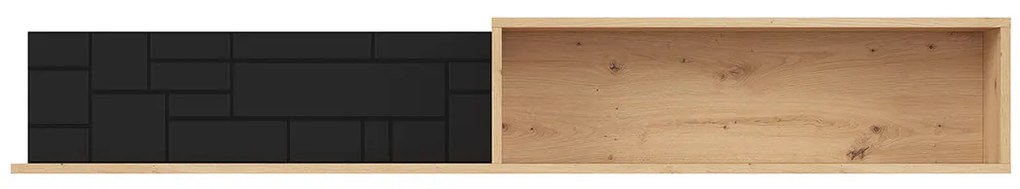 Polc Pont POL/160 (artisan tölgy + matt fekete). Akció -17%. 1063035