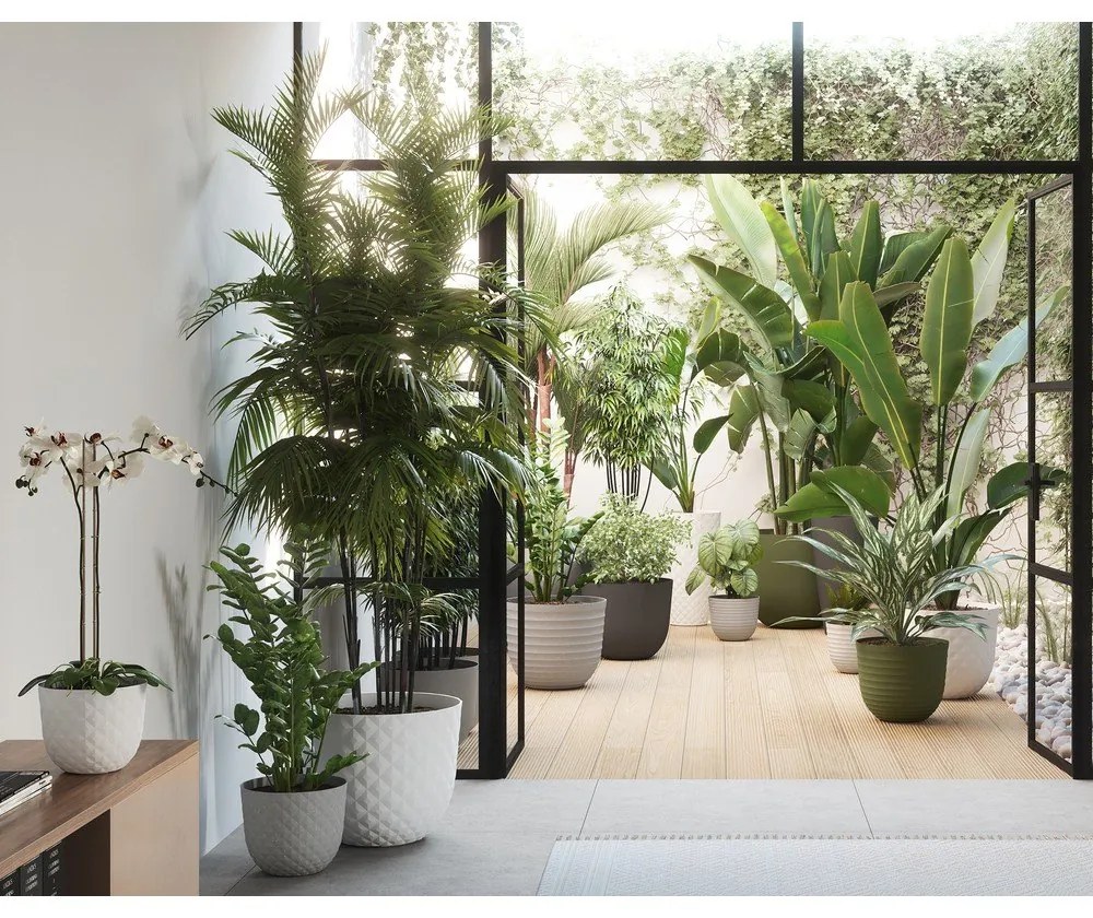 Újrahasznosított műanyag virágcserép ø 30 cm Havana – Artevasi