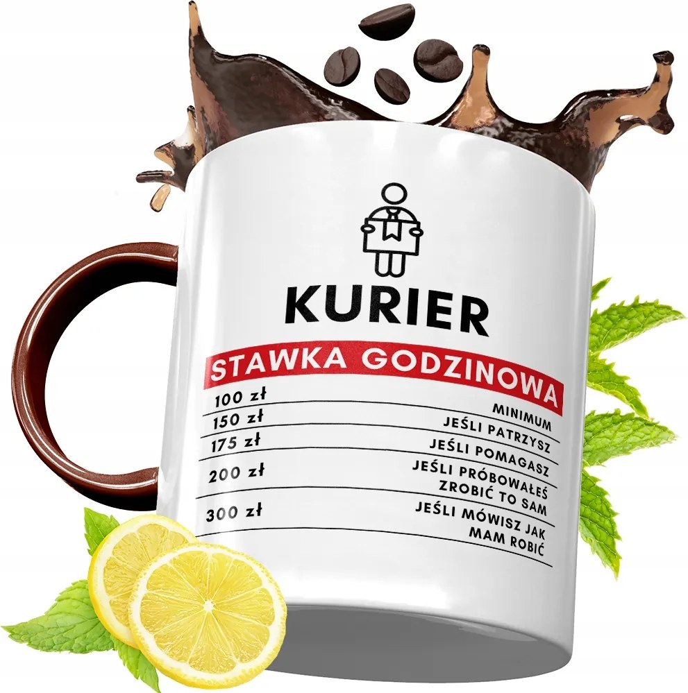 Bordó Bögre Futárnak Születésnapi Ajándék fényképes nyomtatással