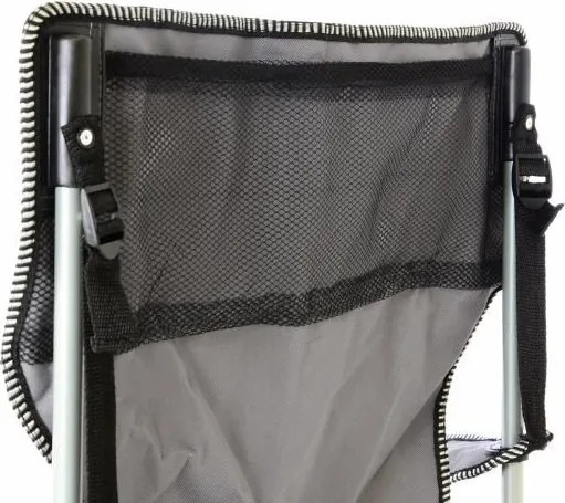 DIVERO Kempingszék összecsukható szürke