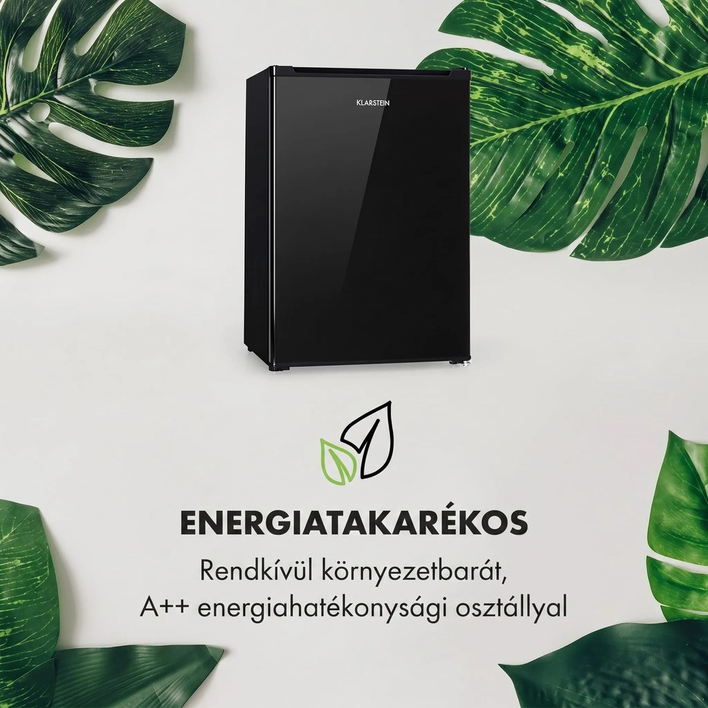 Klarstein Delaware, hűtőszekrény, 75 liter, 4 liter fagyasztó, E energiahatékonysági osztály, kompresszió hűtés