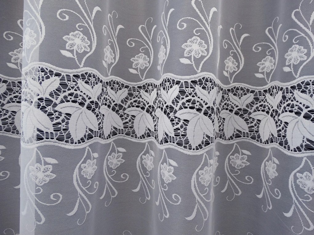 Mg Függöny 30252 Fehér 300x150cm kész, M szalaggal