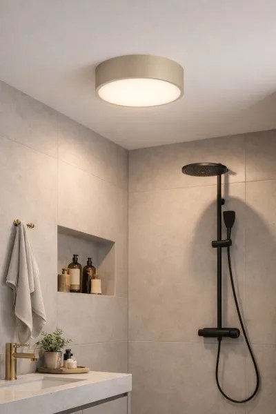 Brilagi - Fürdőszobai mennyezeti lámpa POOL 3xE27/15W/230V átm. 40 cm IP54 bézs