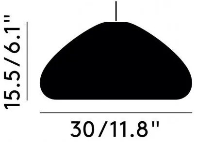 TOM DIXON VOS01B-PEUM3 VOID Bronz Színű Függeszték LED 6W IP20