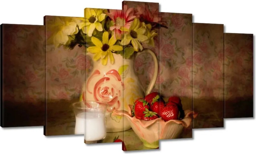 Festmények 140x80 Eper kompozíció