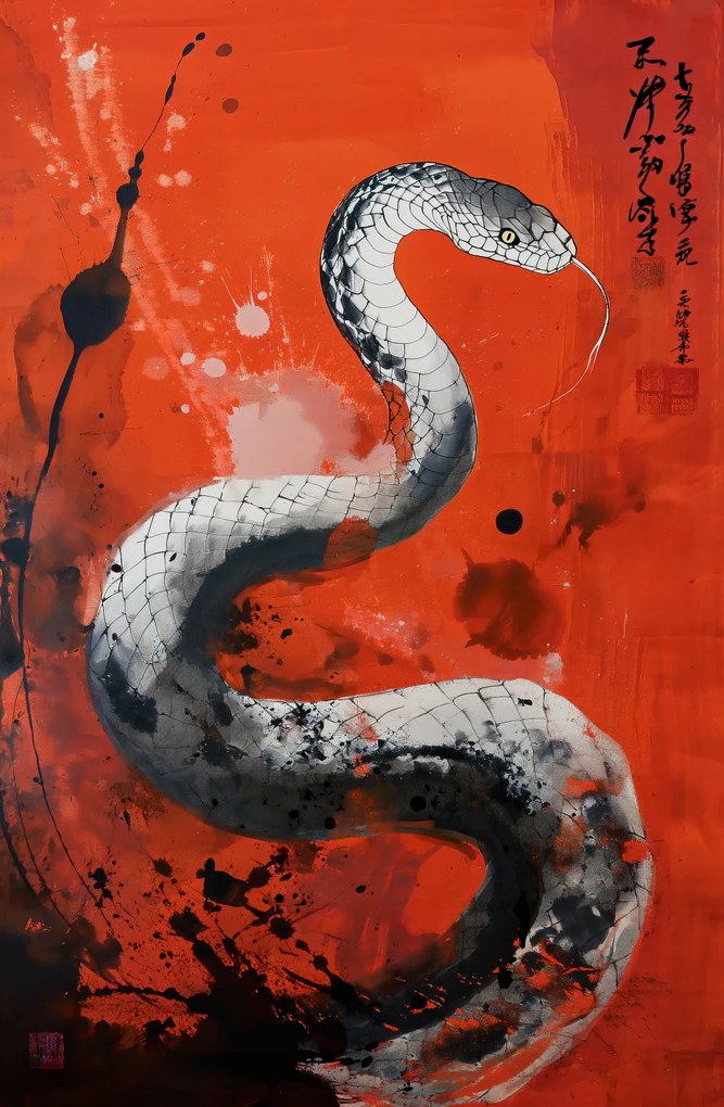 Poszter 53x81cm Sárkánykígyó lélegzet