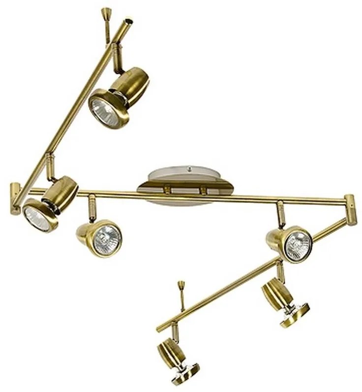 Candellux Spotlámpa LOTOS 6xGU10/50W/230V arany CA0730