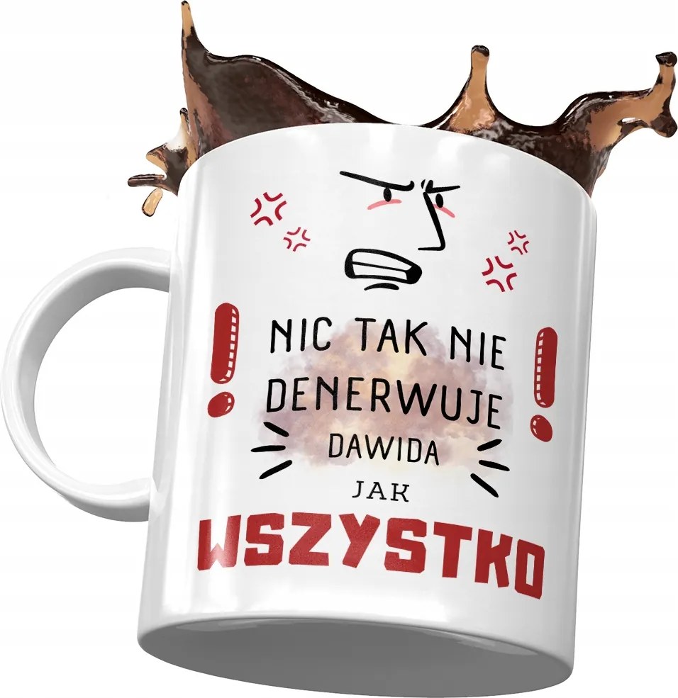 Bögre Dávid Kolléga Férj Barát Ajándék Nyomtatott Fotóval