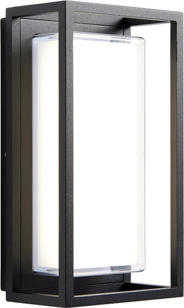 ENDON 80547 FRAME Modern Kültéri Fali Lámpa Fekete LED IP44