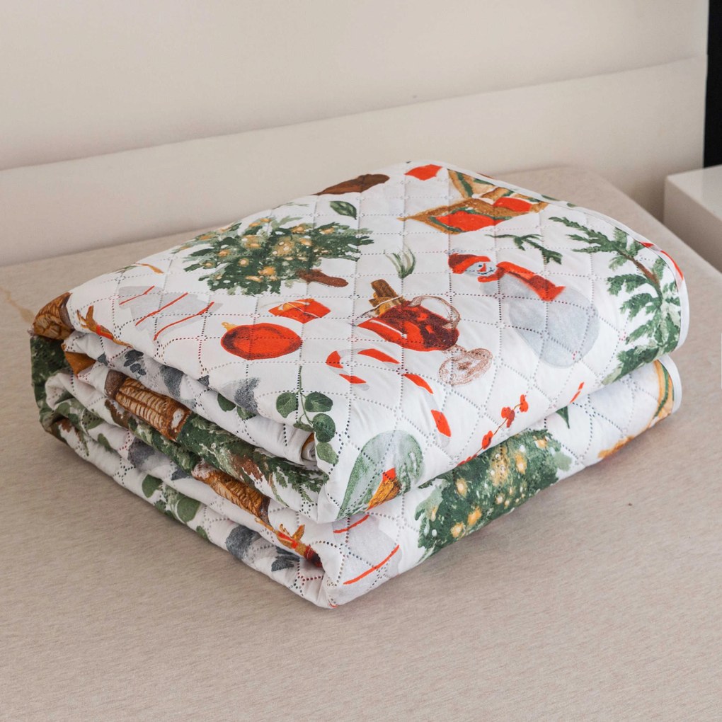 Ágytakaró FESTIVE MAGIC színes Méret: 220 x 240 cm