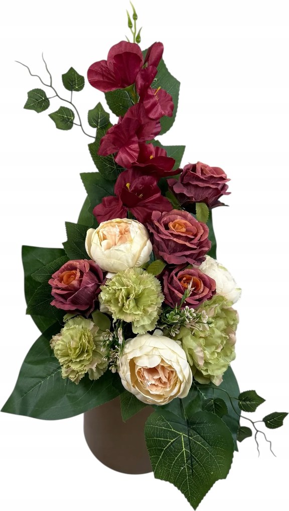 Csokor Nád Kompozíció Sír Temető Művirágok