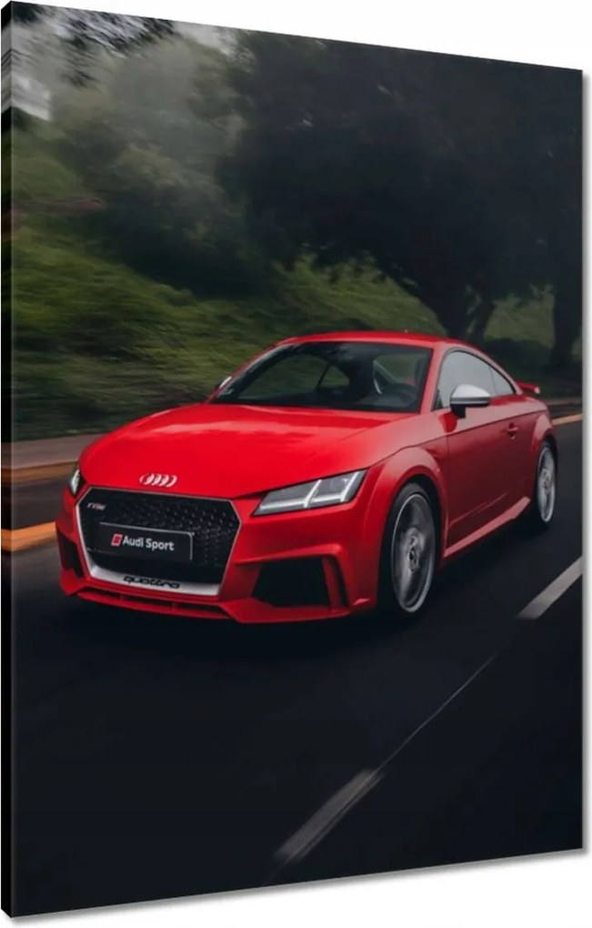 Vászonkép 60x80 Piros Audi Autó