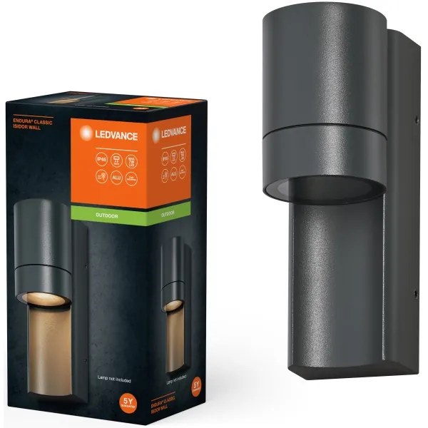 Ledvance - Kültéri fali lámpa ISIDOR 1xGU10/35W/230V IP65