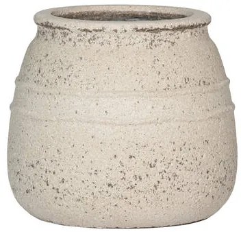 Pottery Pots Hestia, krétafehér, többféle méretben – fazekas edények méretek: L: ⌀ 52 x 46 cm