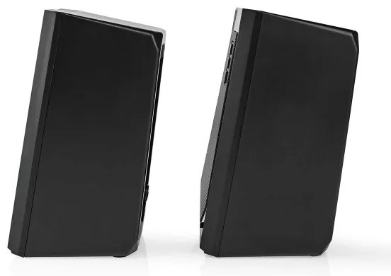 Nedis GSPR31020BK - KÉSZLET 2x LED RGB Gaming hangszóró 18W/5V