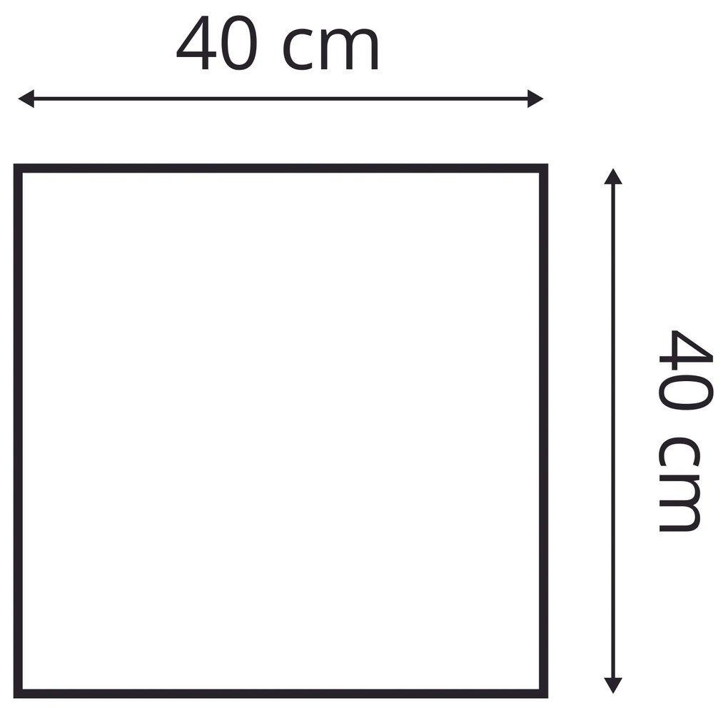 Kárpitozott panel - Négyzet - 40x40cm Szín: Khaki