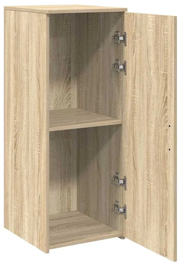 tároló szekrény sonoma tölgy 40x45x103,5 cm szerelt fa