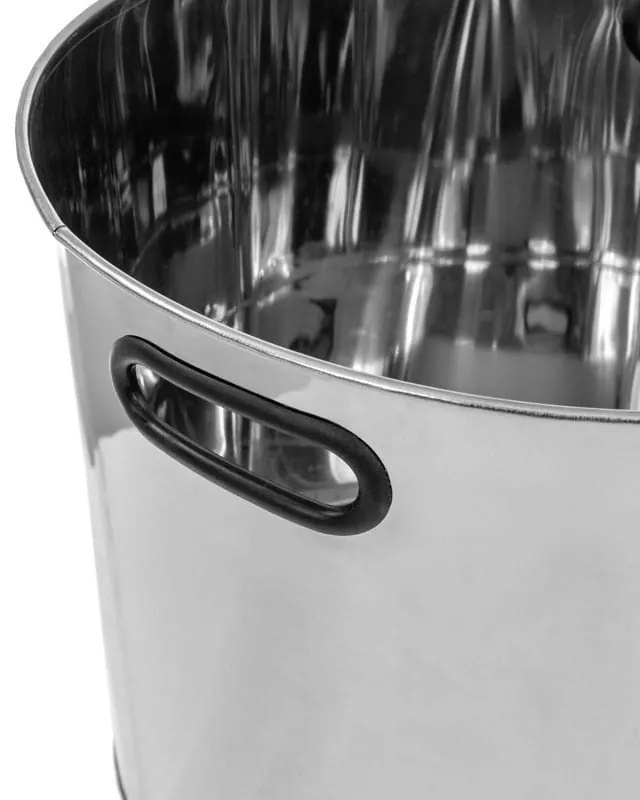 Rozsdamentes kosár tűzifának