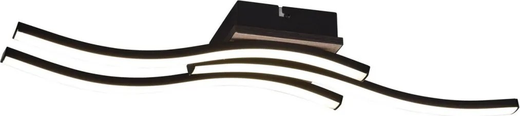 TRIO R62473135 ROUTE Modern LED Mennyezeti Lámpa Sötét Fa, Világos Fa LED IP20