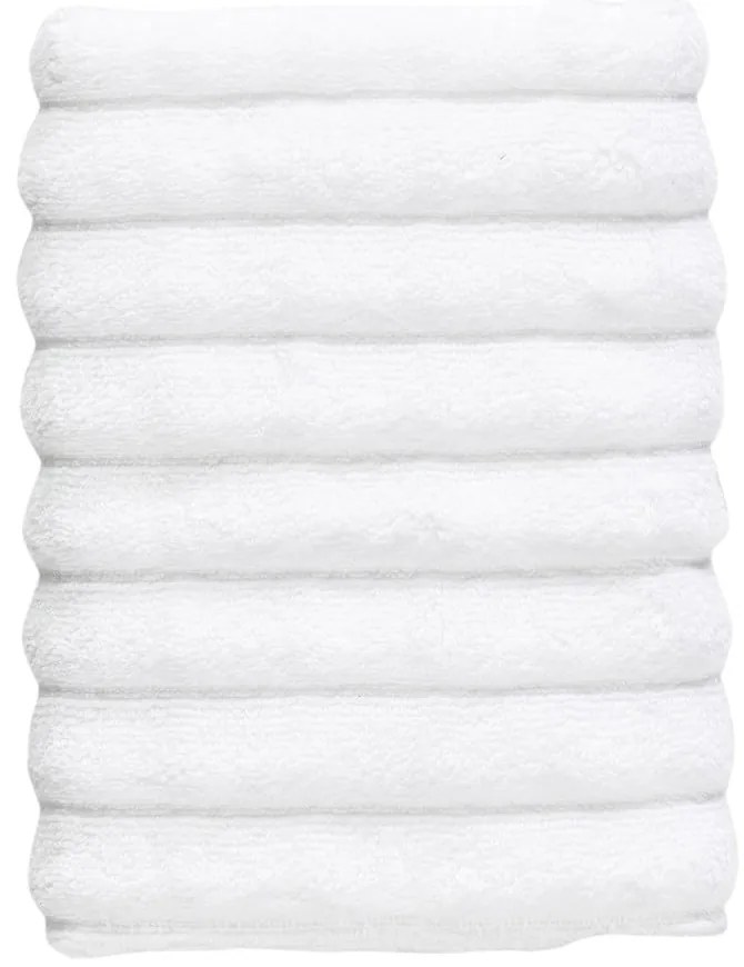 Fehér frottír pamut törölköző 50x70 cm Inu – Zone