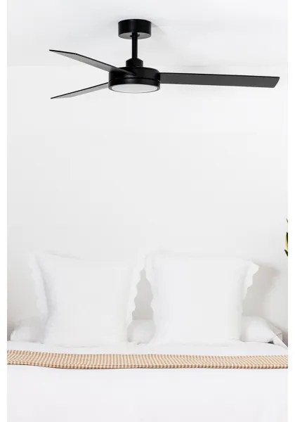 FARO 34261 - LED Mennyezeti ventilátor BARTH LED/24W/230V fekete + távirányító