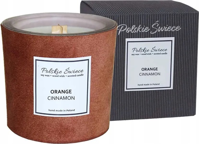 Gyertya Hevy Skin Réz Orange Cinnamon Black