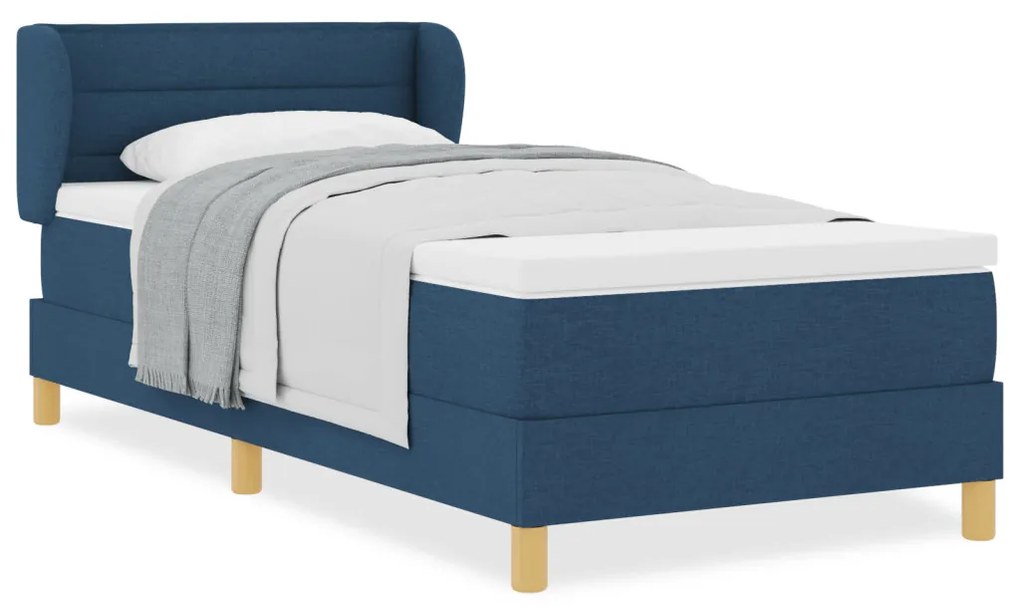 Boxspring Ágy Matrac Málna 90x200 cm Szövet