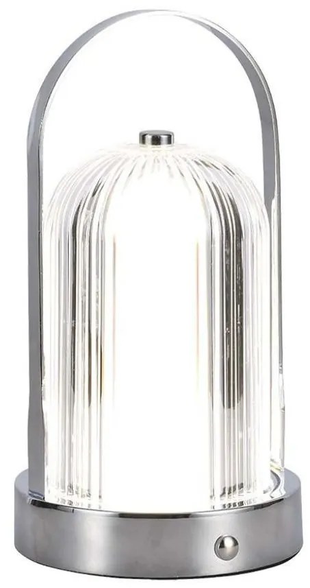 LED Dimmelhető asztali lámpa LED/1W/5V 3000-6000K 1800 mAh króm