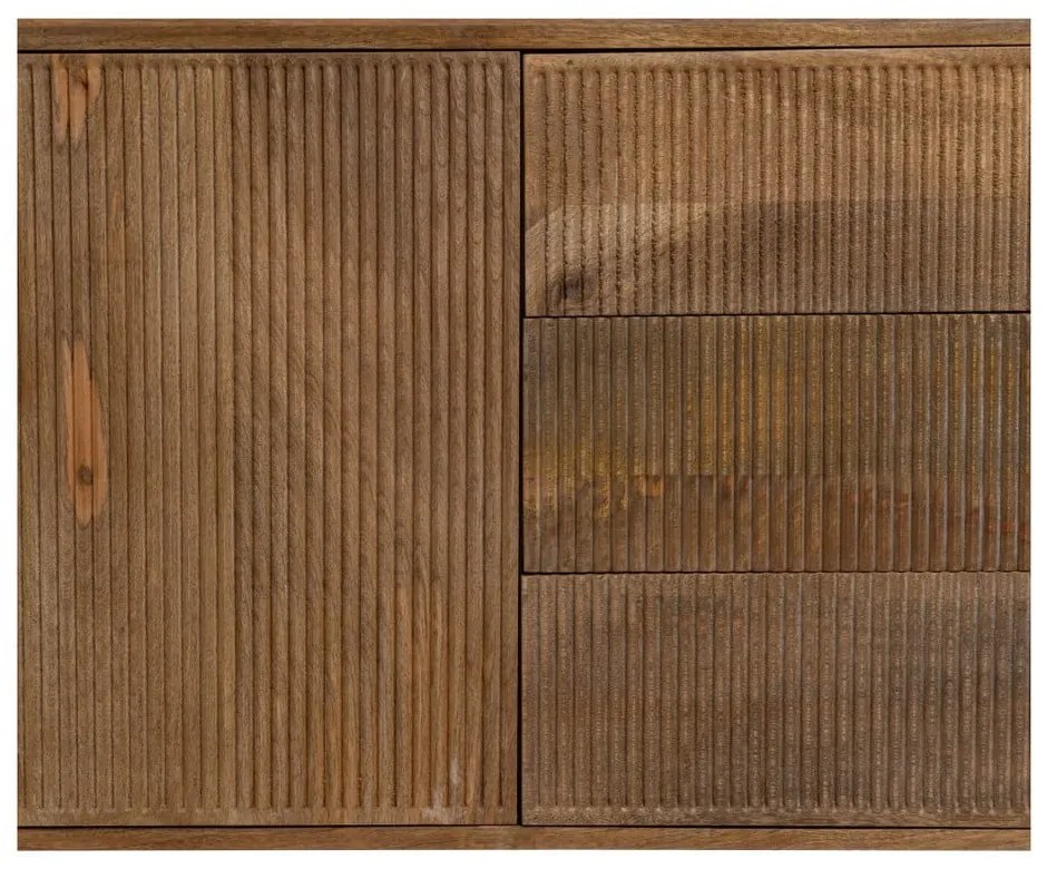 Natúr színű mangófa alacsony komód 174x75 cm Apricot – Ixia