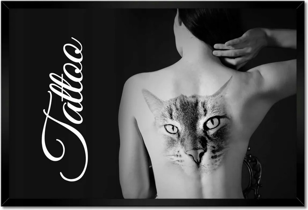 Poszterek keretben 60x40 Tetovált lány