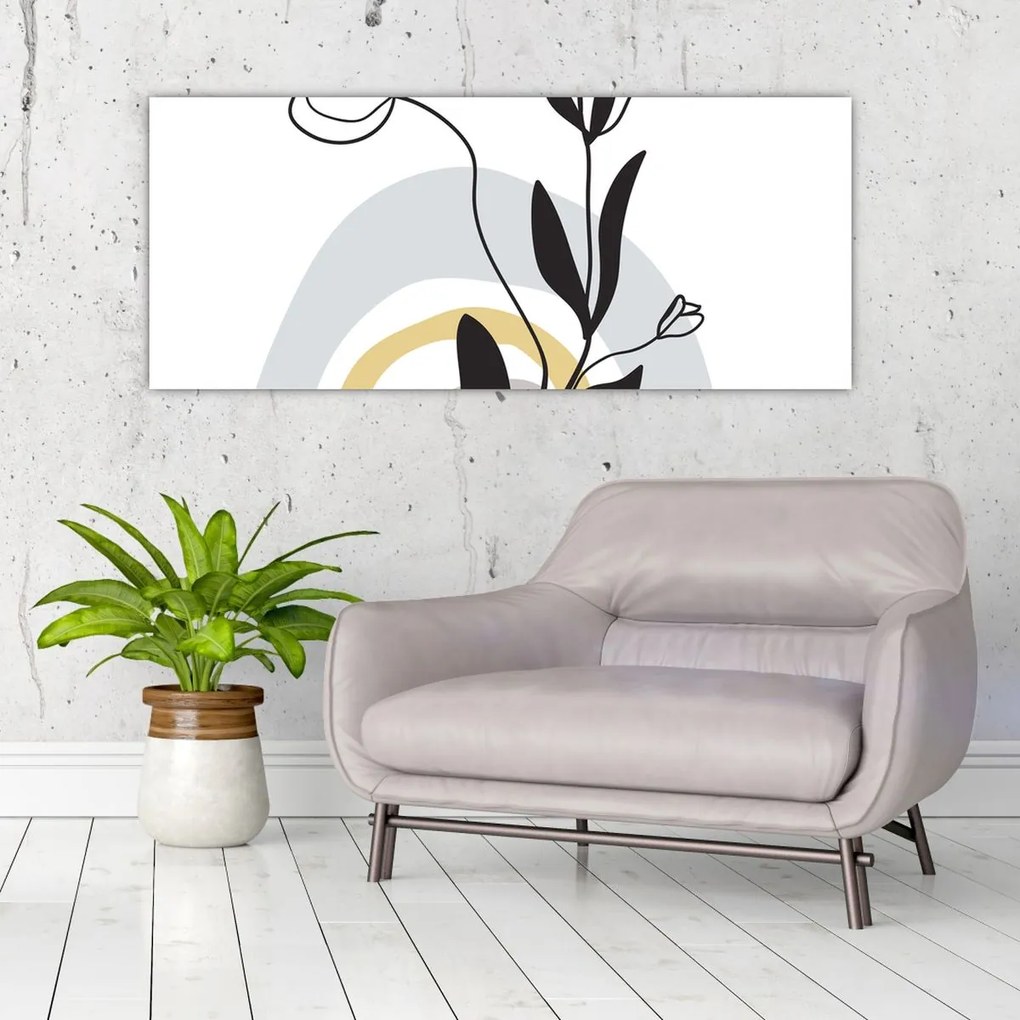 Kép - Virágok vázában N⁰1 (120x50 cm)
