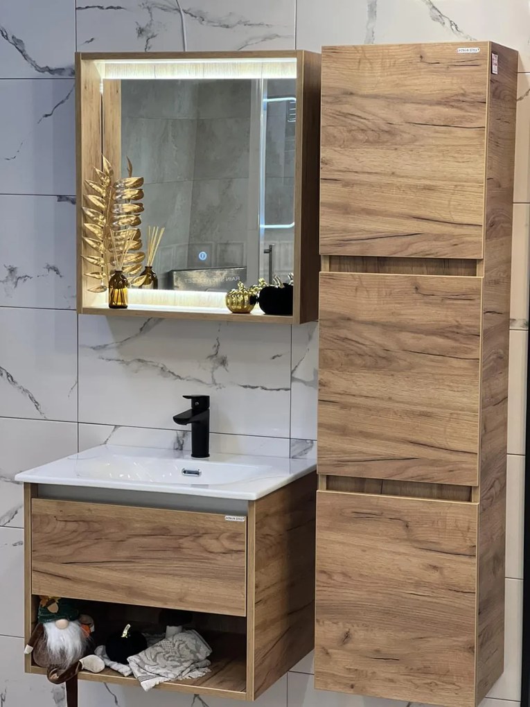 TMP NORD CRAFT fali függesztett ÁLLÓSZEKRÉNY - 150 x 38 cm