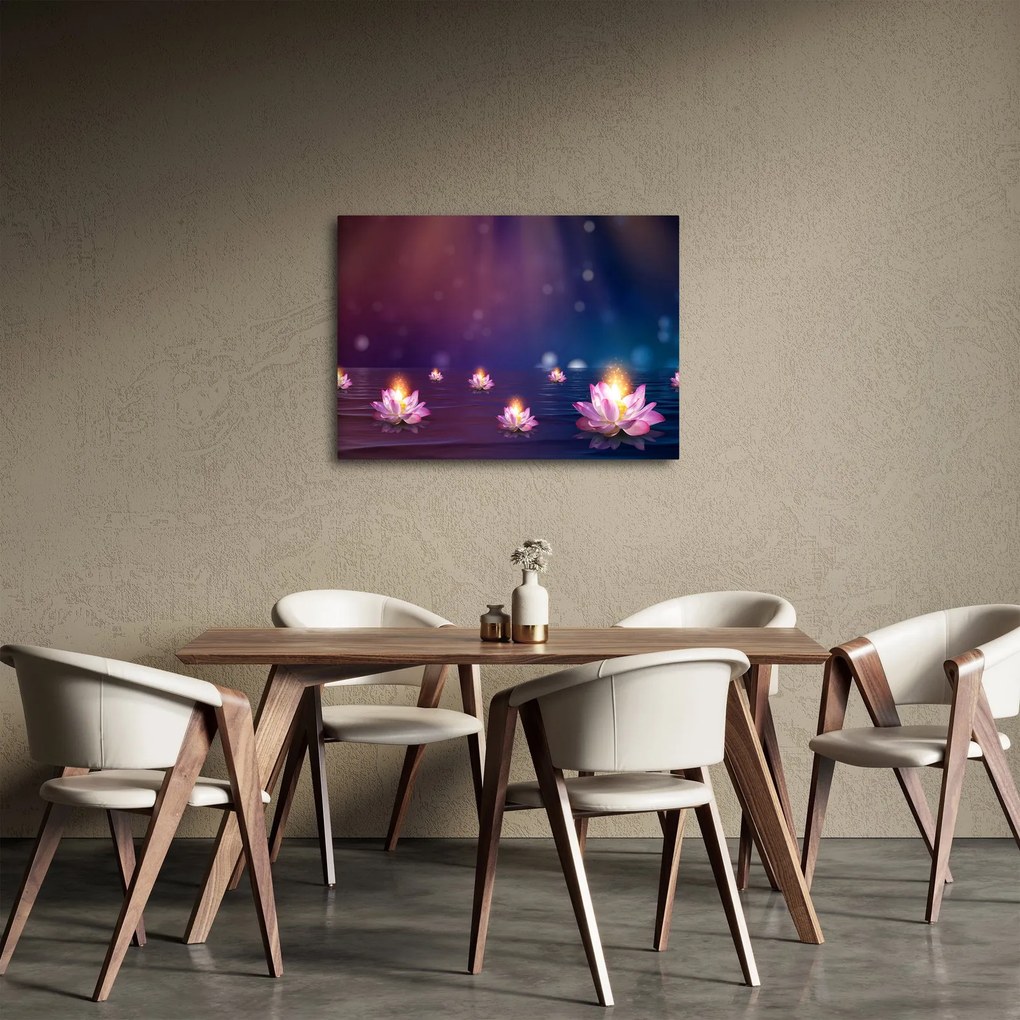 Kép - varázslatos vízililiom (70x50 cm)