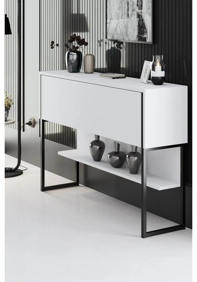 Komód Luxe - Black, White