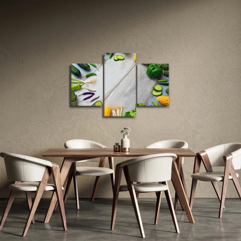Zöldség képe (90x60 cm)