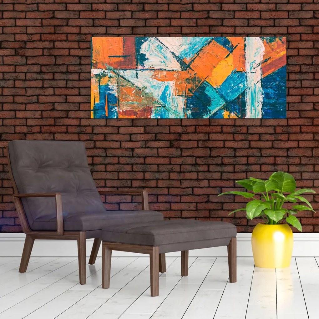 Kép - Absztrakció (120x50 cm)