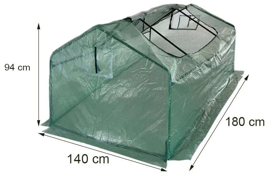 Magágy fólia 180x140x94 cm fehér