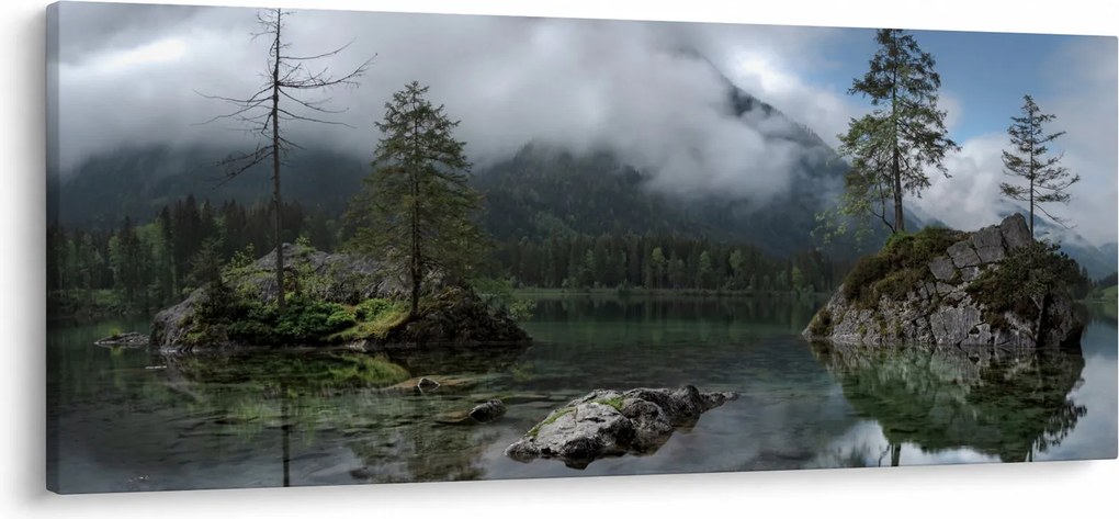 Fák a tóban képe (120x50 cm)