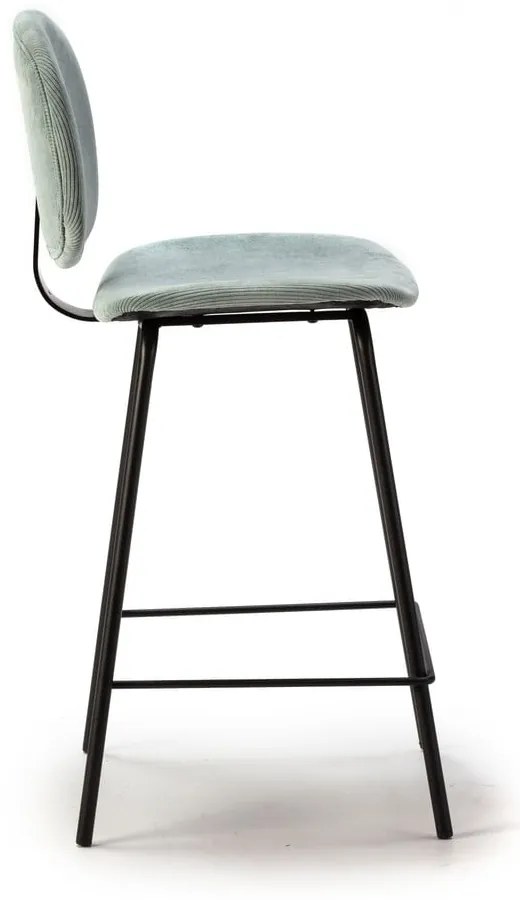 Világoskék bárszék szett 2 db-os (ülésmagasság 66 cm) Arus – Marckeric