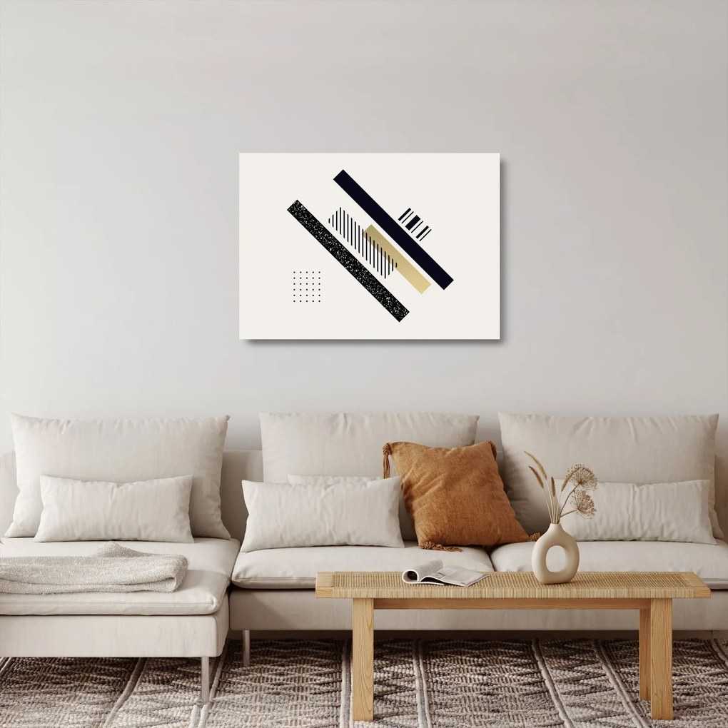 Üveg kép - Geometriai formák N⁰5 (70x50 cm)