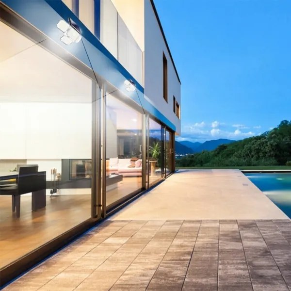 Brilagi WALLIE LED/5W/5,5V IP65 napelemes fali lámpa érzékelővel