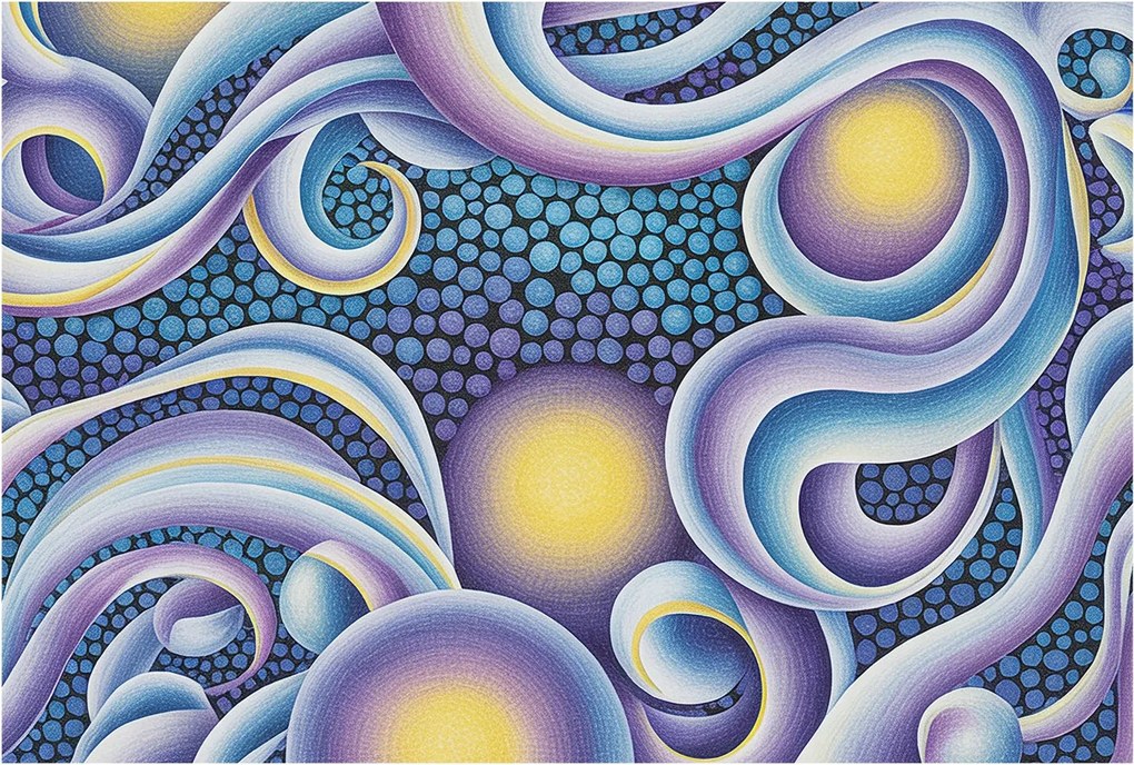 Fotótapéta Dekoratív Fali Tapéta Fotók Színes Örvények 104x70