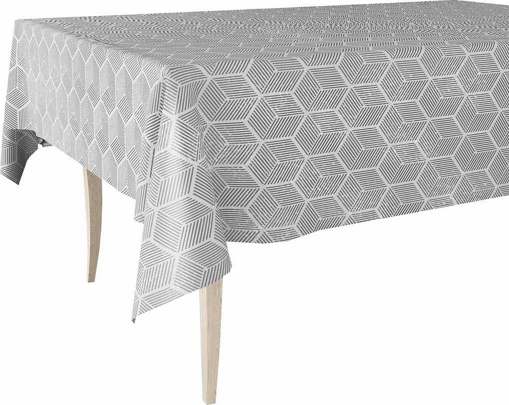 Cerata Vastag Prémium Abrosz Poliészter Szürke Kocka Figurák 120x140