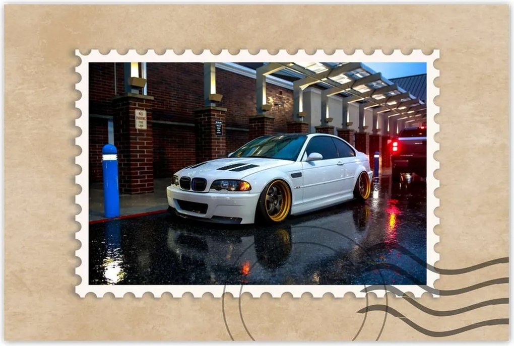 Poszterek 90x60 Bmw alacsony profilú gumiabroncsok