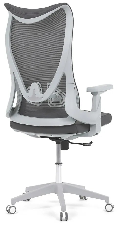 Scaun rotativ de birou gri cu design unic. KA-S248