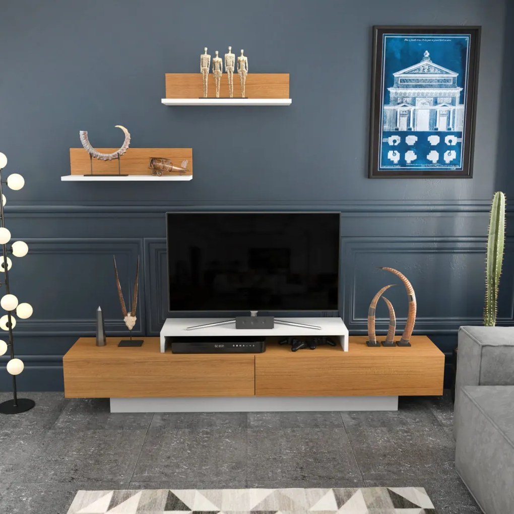Lusi - White, Teak