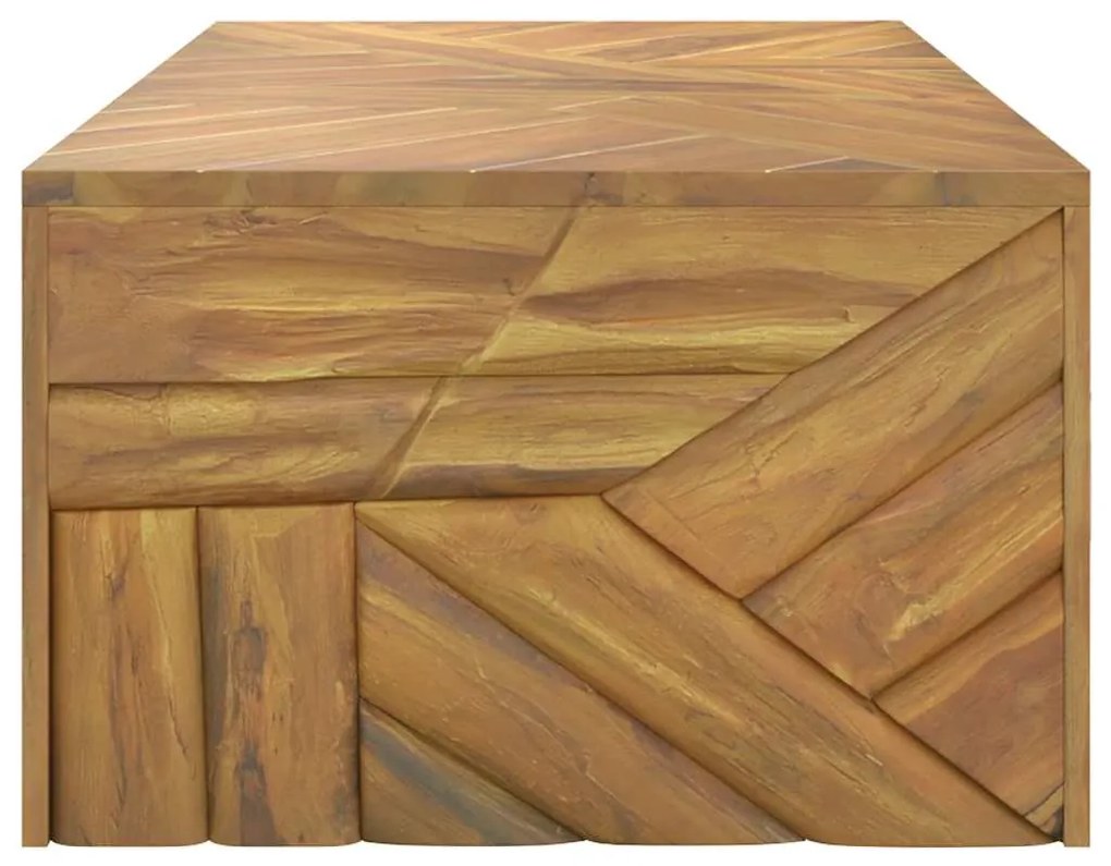 tömör tíkfa dohányzóasztal 110x60x38