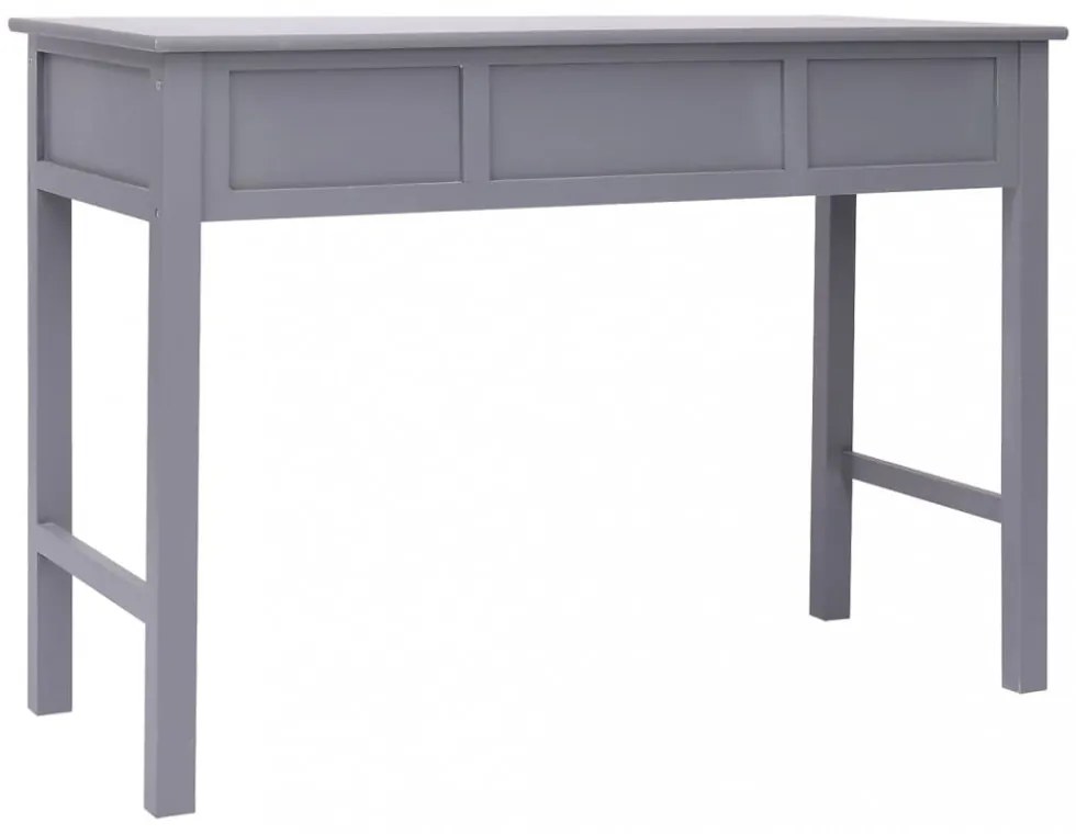 szürke tömör császárfa íróasztal 108 x 45 x 76 cm