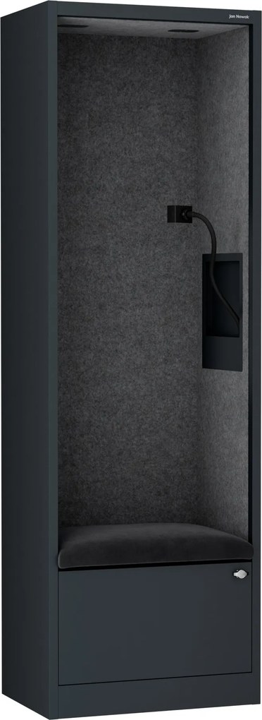 Sally 600mm korpus Antracytowy - siedzisko Ciemnoszary