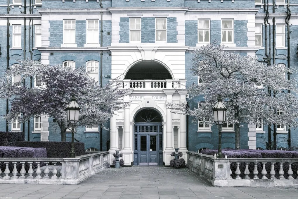 Poszter 45x30cm Albert bíróság épülete, Assaf Frank